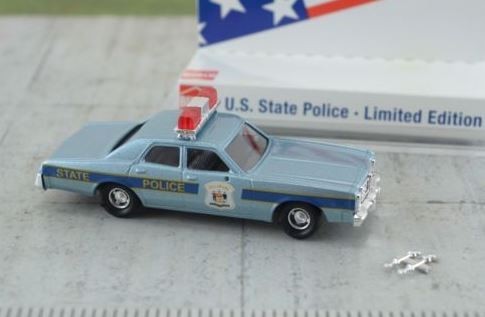 Busch 46673 HO Scale Dodge Monaco Delaware State Police Limited Edition