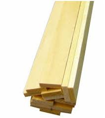 Midwest Products 4049 1/8" x 1/2" x 24" Micro-Cut Basswood Strip (Pack of 15)