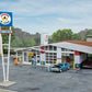 Walthers 933-3543 HO Drive-in Oil Change - Repurposed Gas Station Kit