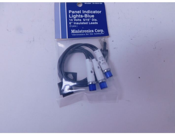 Miniatronics 18-554-03 *14V 5/16 DIA PANEL BLUE