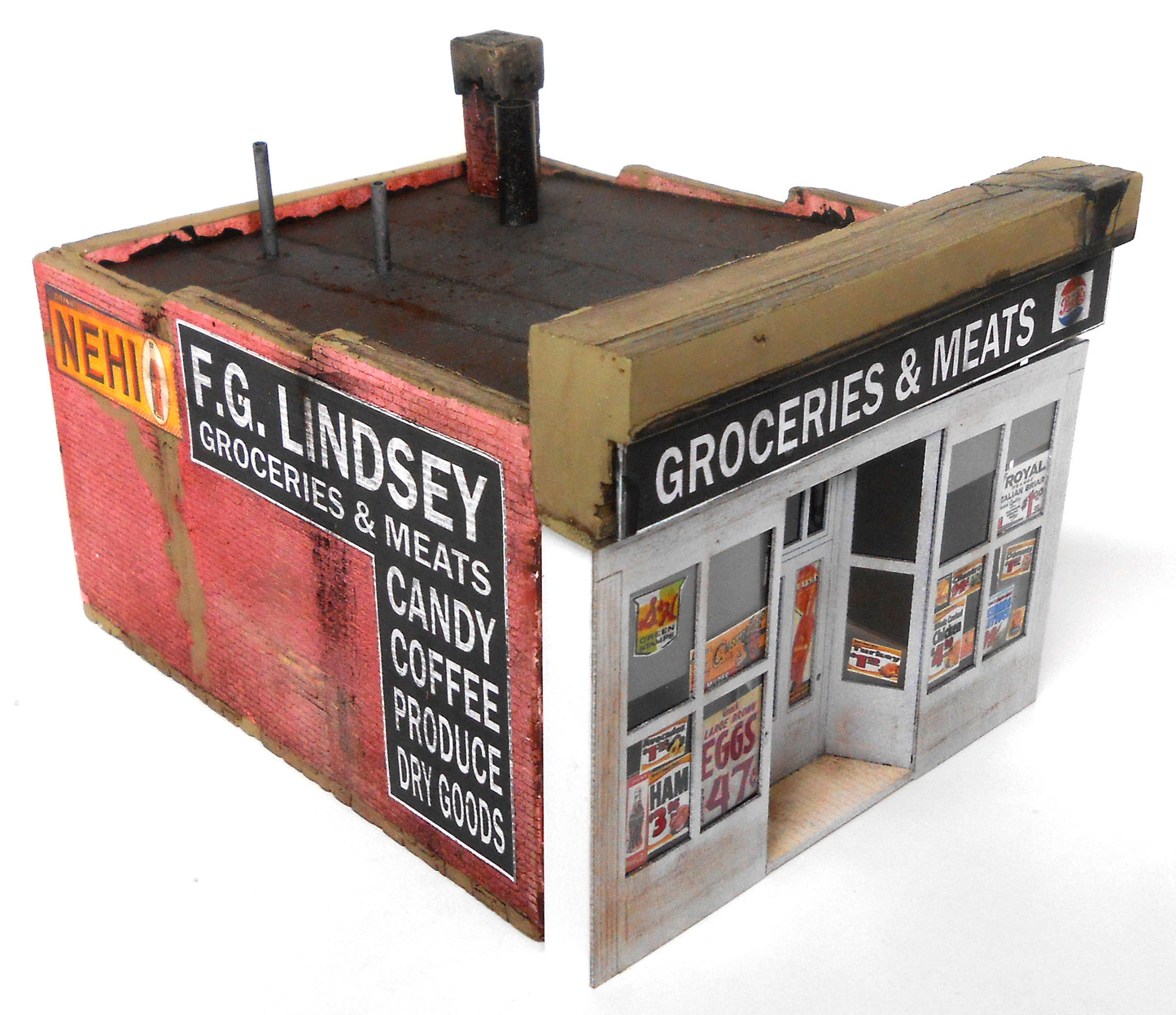Downtown Deco DD2024 N Lindsey's Grocery Building Kit