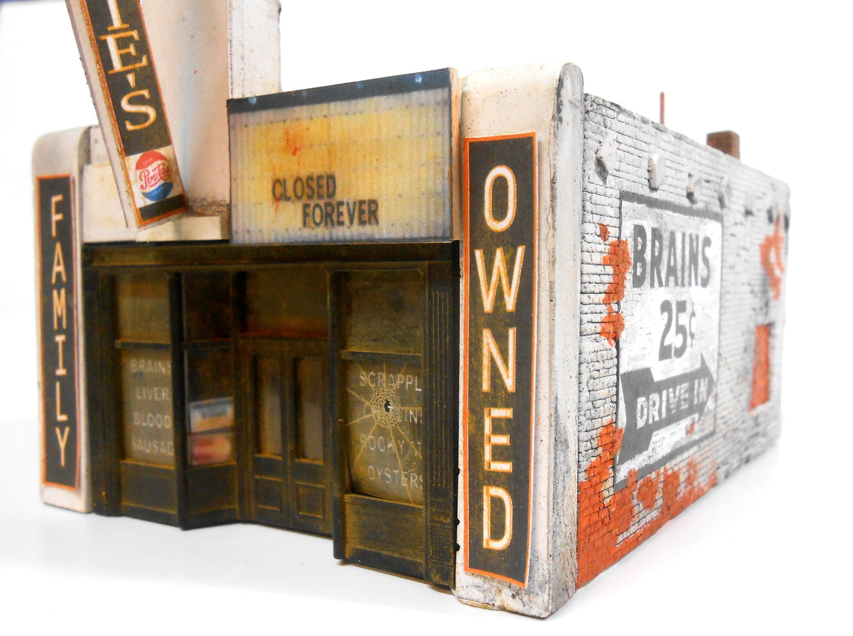Downtown Deco DD1070 HO Von Eerie's Restaurant Building Kit