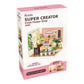 Robotime DW017B Rolife Fresh Flower Shop DIY Miniature House