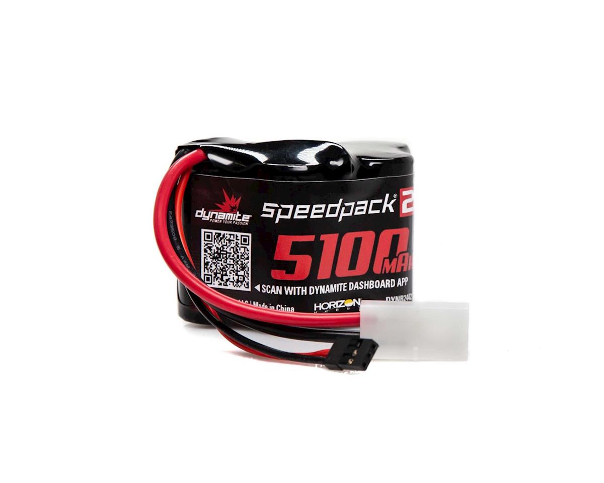 Dynamite B2442 BAJA 5B Speedpack2 6V 5100mAh 5C NiMH Hump Receiver Pack