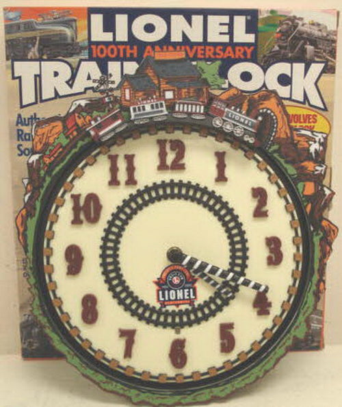Lionel 7183 100th Anniversary Train Clock LN/Box