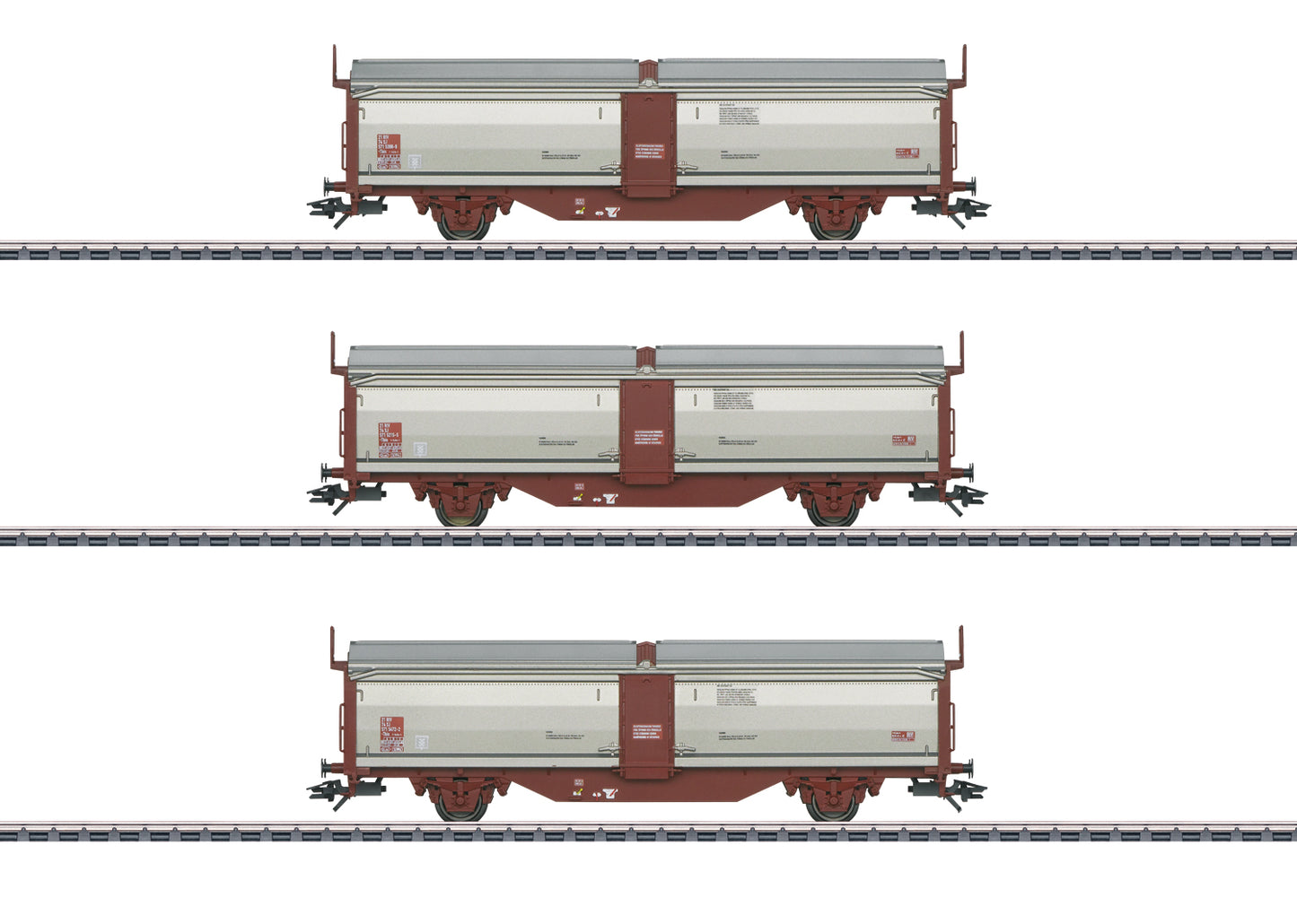 Marklin 47303 HO SJ Type Tbis Sliding Roof/Wall Freight Car (Pack of 3)