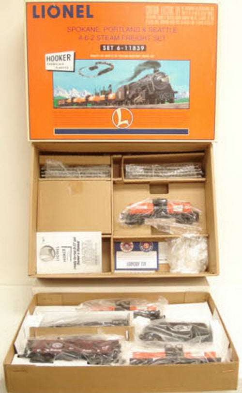 Lionel 6-11839 Spokane, Portland and Seattle Steam Freight Train Set MT/Box
