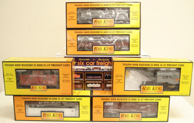 MTH 30-7008 O Louisville & Nashville RailKing Freight Car Set (Set of 6) MT/Box