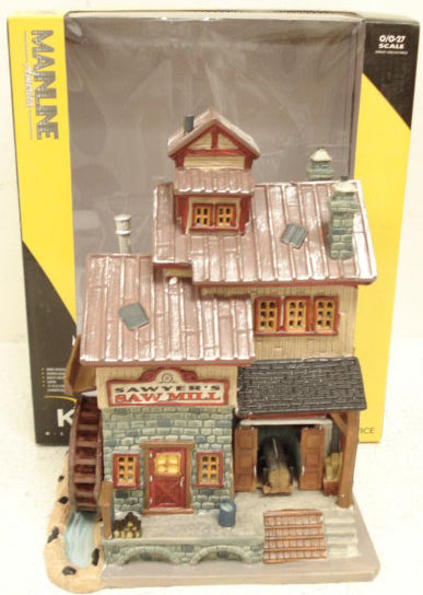 K-Line K-43021 Sawyer's Sawmill Ceramic Building LN/Box