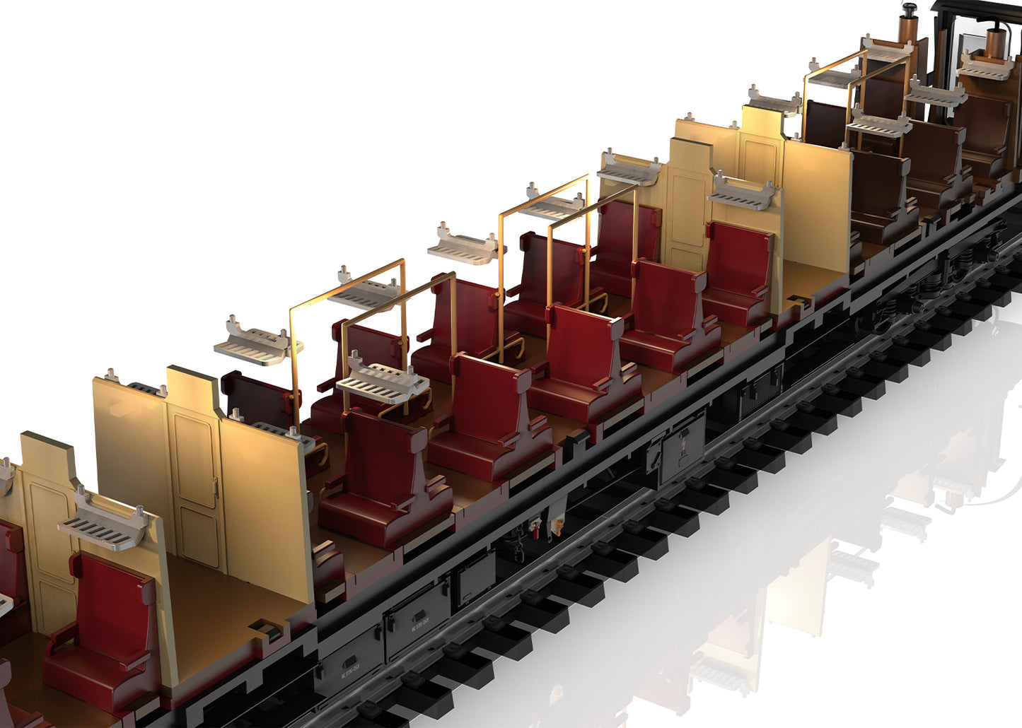 Marklin 42580 HO DR Halberstadt Center Entry Car Passenger Car Set