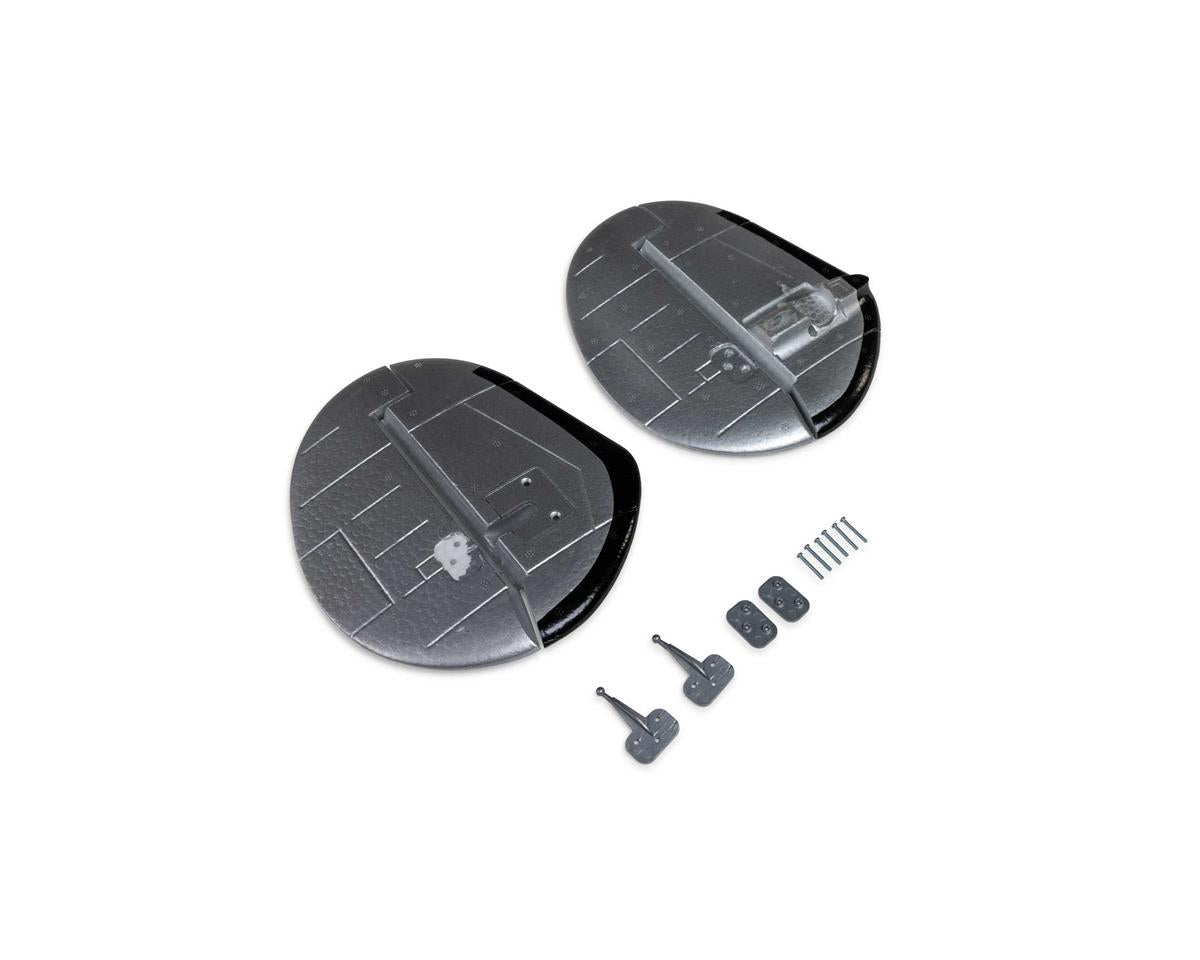 E-flite 106256 Beechcraft D18 Left/Right Painted Vertical Fins