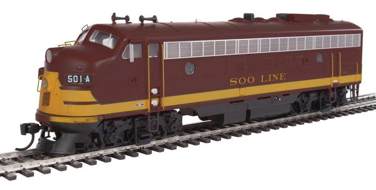 Walthers 920-42520 HO SOO FP7 F7B Diesel Locomotive with Sound & DCC #501AC MT/Box