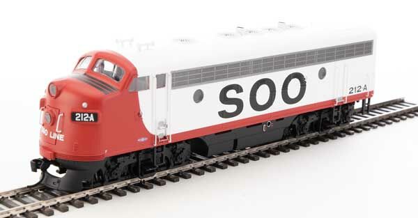 Walthers 910-19979 HO SOO EMD F7 A-B Diesel Loco w/ Sound & DCC #212A, #2201C MT/Box