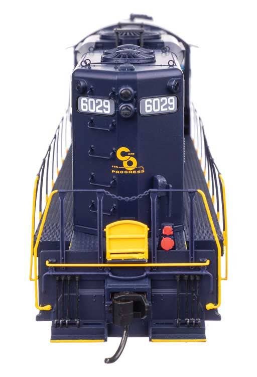 Walthers 920-42727 HO C&O Phase II EMD GP9 Diesel Locomotive Sound and DCC #6029