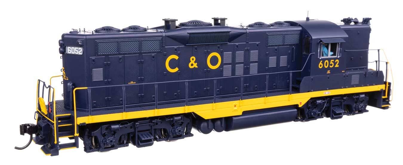 Walthers 920-42728 HO C&O Phase II EMD GP9 Diesel Locomotive Sound and DCC #6852