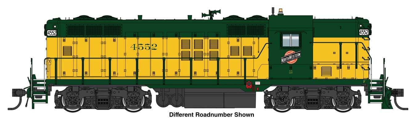 Walthers 920-42730 HO CNW Phase II EMD GP9 Diesel Locomotive Sound and DCC #4559