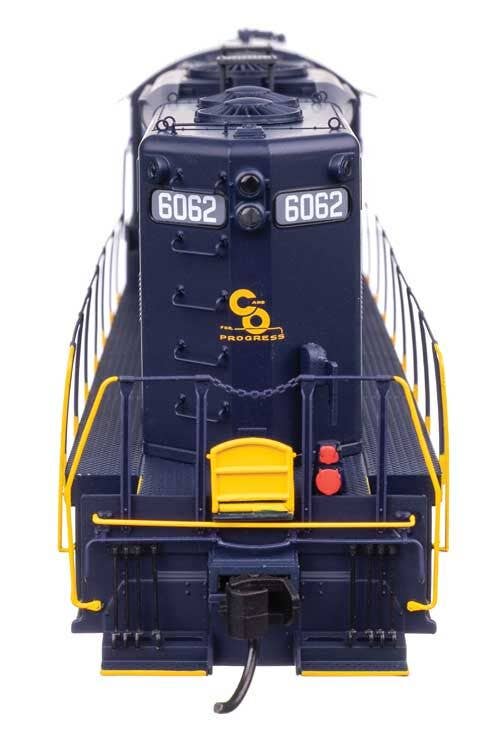 Walthers 920-49727 HO C&O Phase II EMD GP9 Diesel Locomotive Standard DC #6062