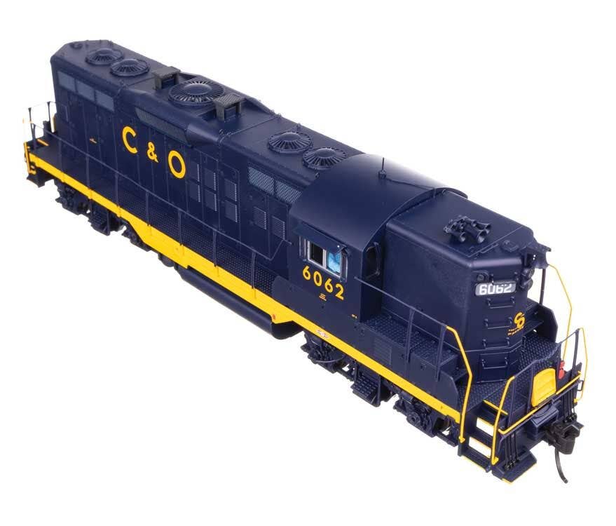 Walthers 920-49727 HO C&O Phase II EMD GP9 Diesel Locomotive Standard DC #6062