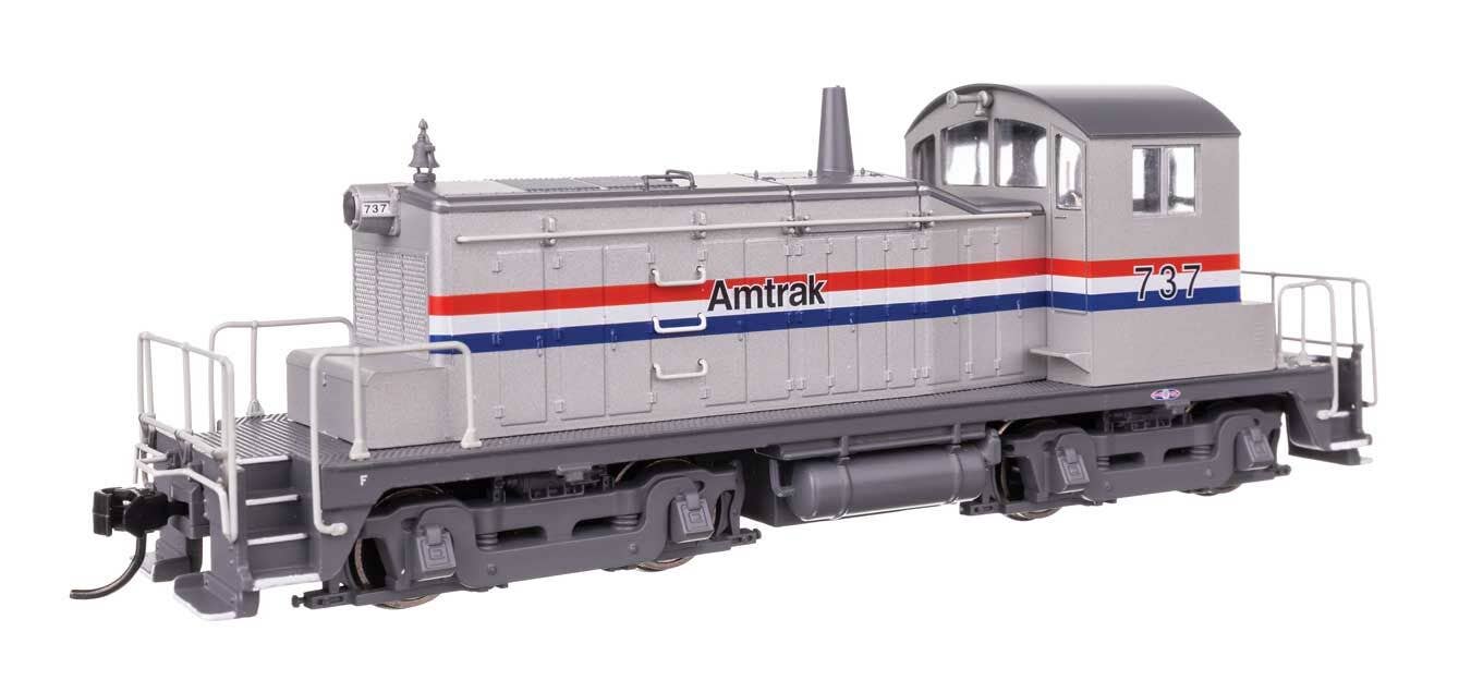 Walthers 910-19237 HO Amtrak EMD SW1 Diesel Locomotive ESU Sound & DCC #737