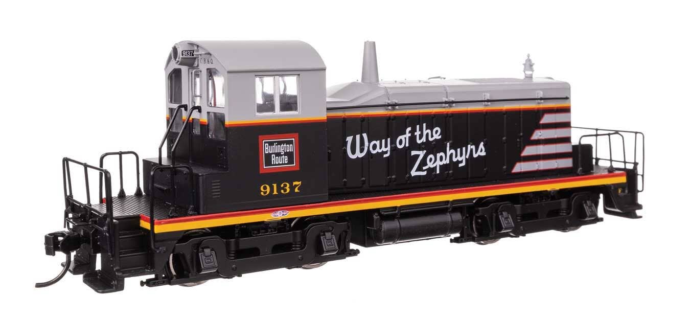 Walthers 910-9240 HO CBQ EMD SW1 Diesel Locomotive Standard DC #9137