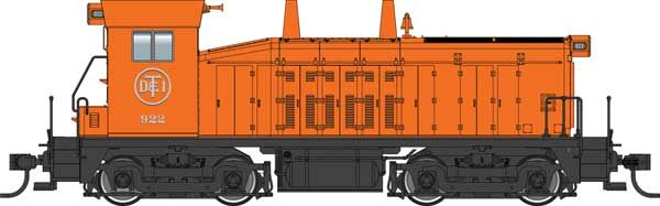 Walthers 910-20669 HO DTI EMD SW7 PhII Diesel Loco with ESU Sound and DCC #922