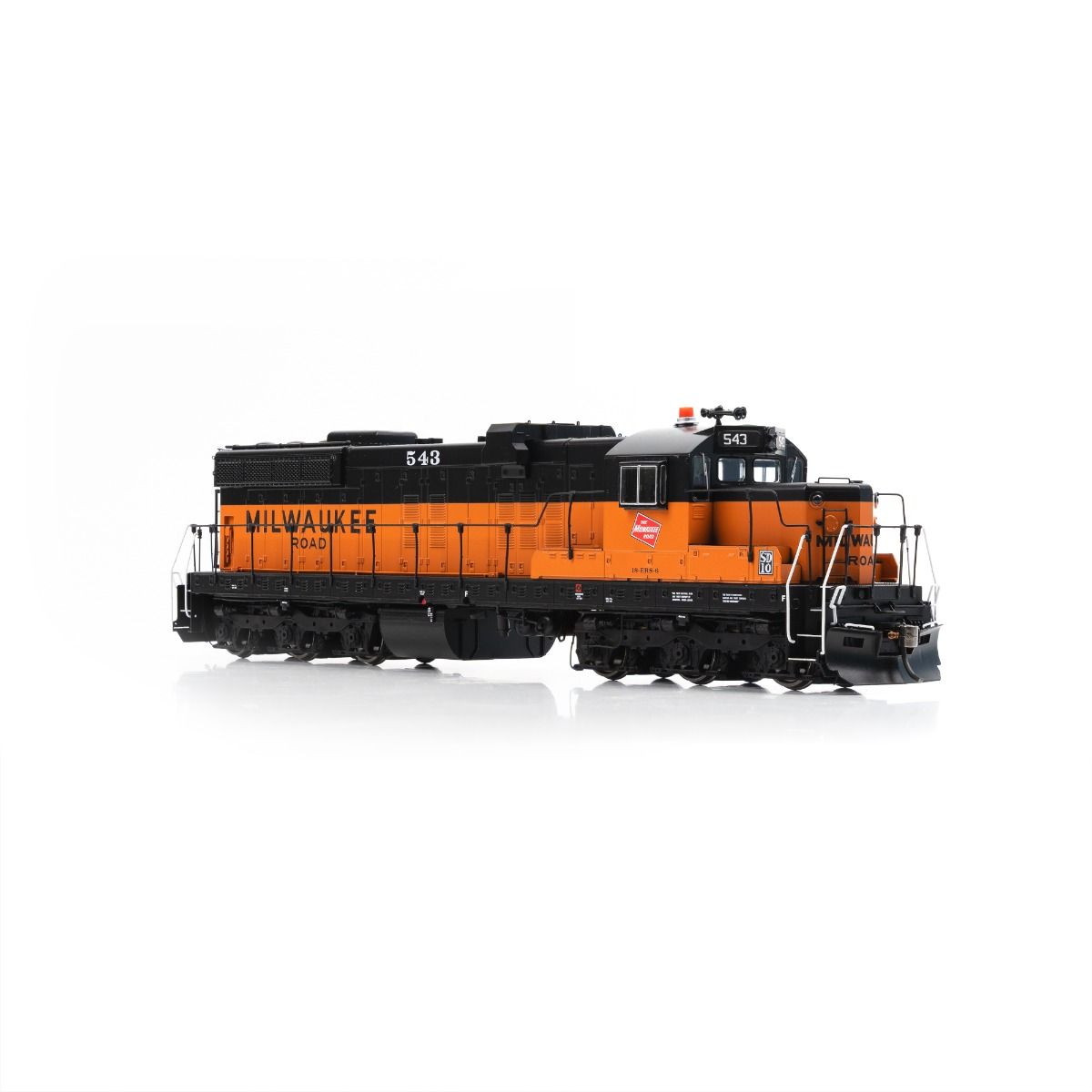 Rapido Trains 050230 HO Milwaukee Road EMD SD10 Diesel Locomotive DC/Silent #543