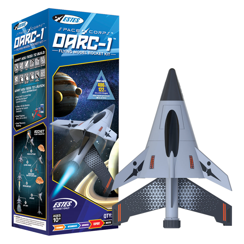 Estes 7307 Space Corps DARC-1 Flying Model Rocket Kit