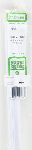 Evergreen Scale Models 368 .080