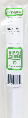 Evergreen Scale Models 374 .080