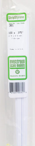 Evergreen Scale Models 381 .100