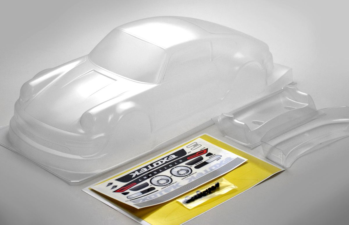 Exotek Racing 2357 1:12 Losi Nascars Stuttgart Mini TC Clear Lexan Body