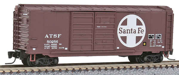 Micro-Trains 50100200 Z ATSF 40' Standard Double Door Box Car #50256 LN/Box