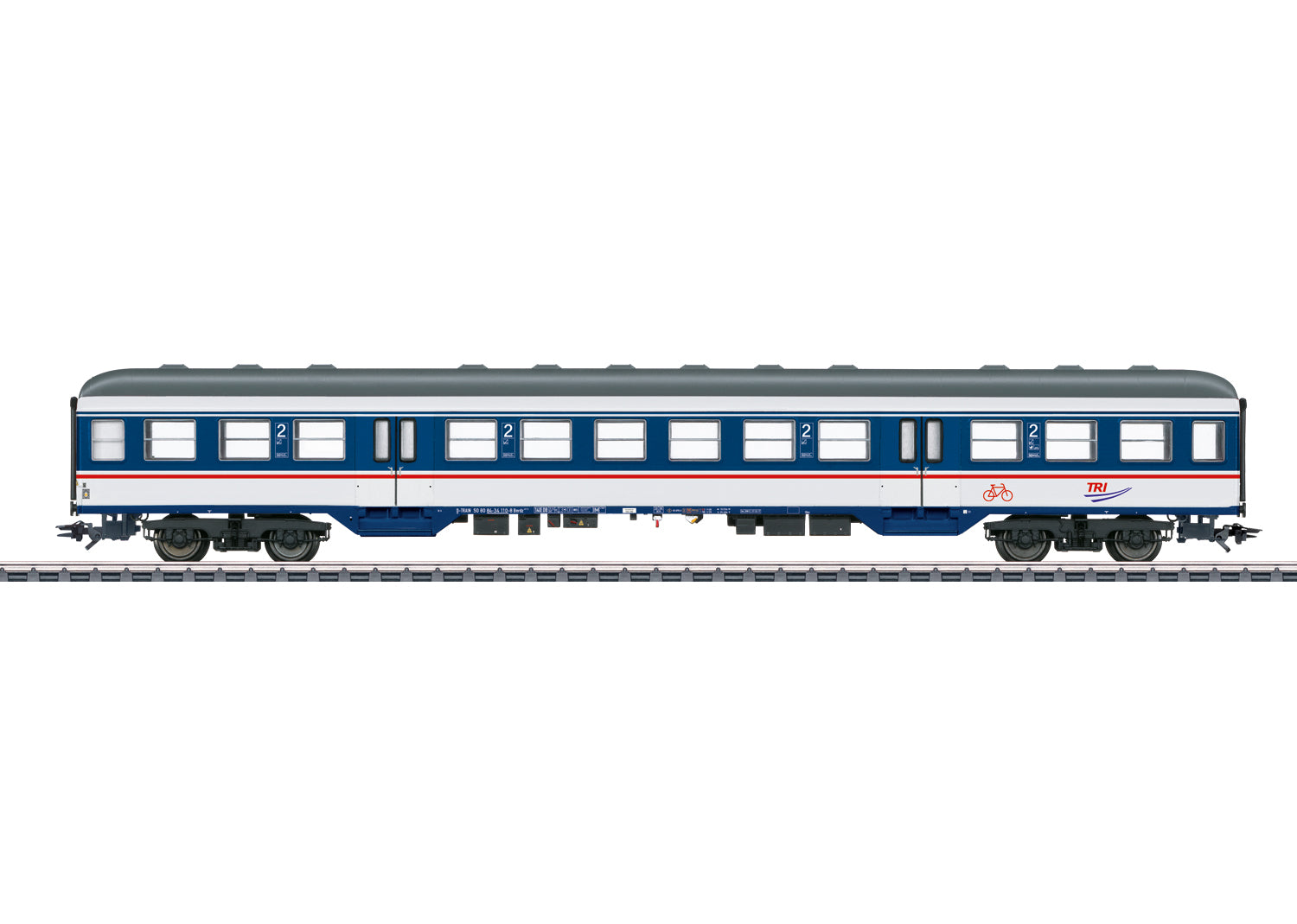 Marklin 43827 HO Train Rental, Inc. 2nd Class Passenger Car