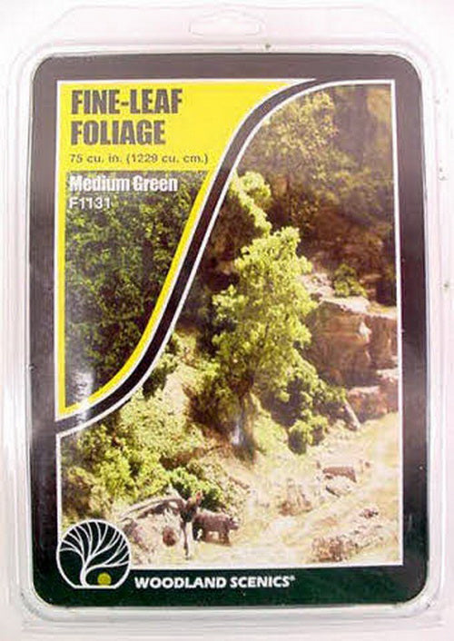 Woodland Scenics F1131 Medium Green Fine-Leaf Foliage