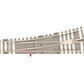 Trix 14538 Minitrix 4-7/16" Radius Left Turnout with Concrete Ties