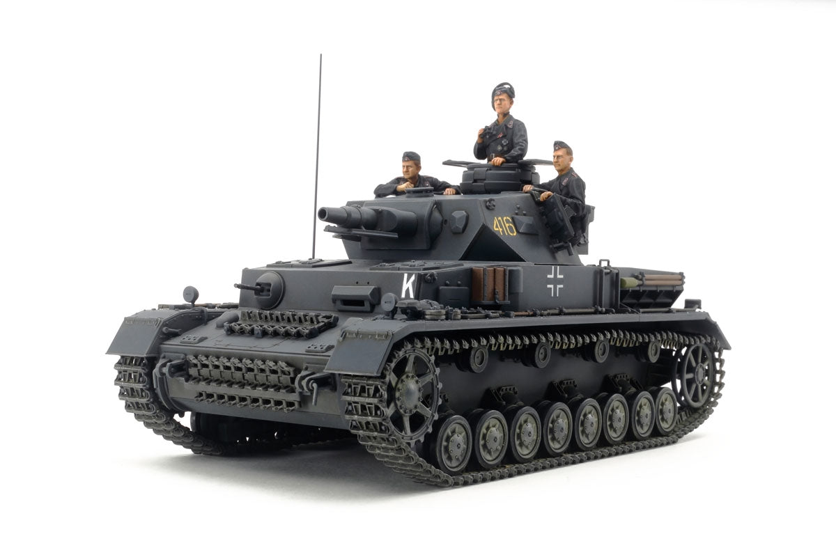Tamiya 35374 1:35 GermanPanzerkampfwagen IV Ausf.F Military Tank Model Kit