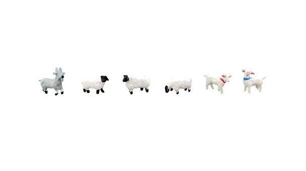 TomyTec 328193 N Farm Goats Figure (Set of 6)