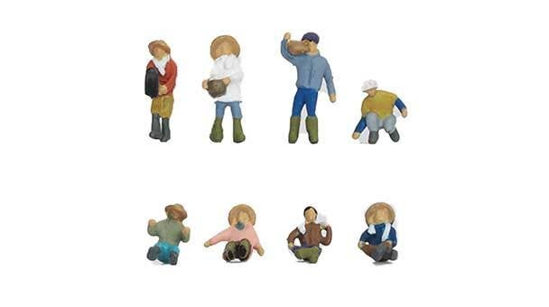 TomyTec 323983 N Farm People Figure (Set of 8)