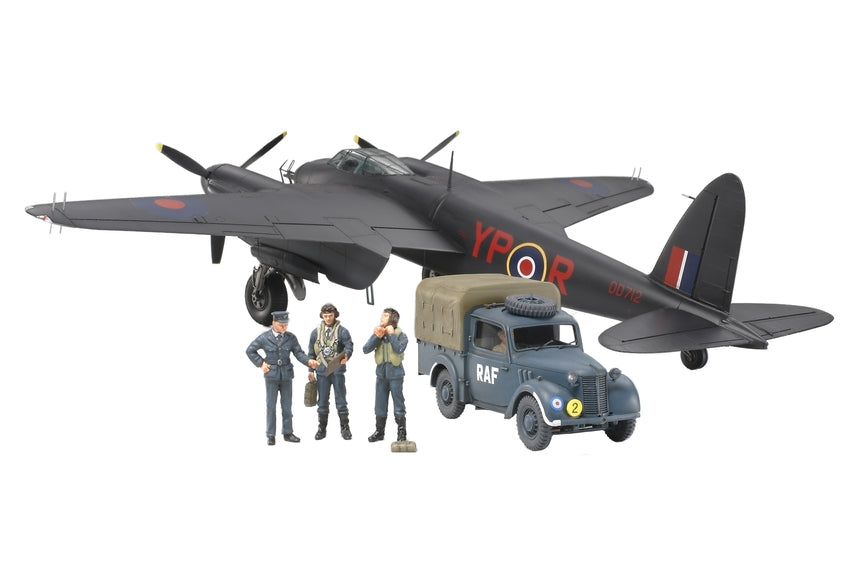 Tamiya 89786 1:48 De Havilland Mosquito Nf Mk.II w/ British Utility Car Kit