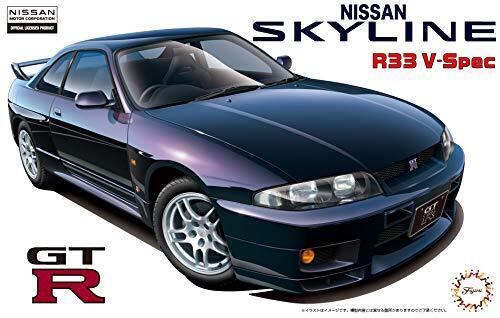 Fujimi Models 4627 1:24 1995 Nissan Skyline R33 V-Spec Plastic Model Kit