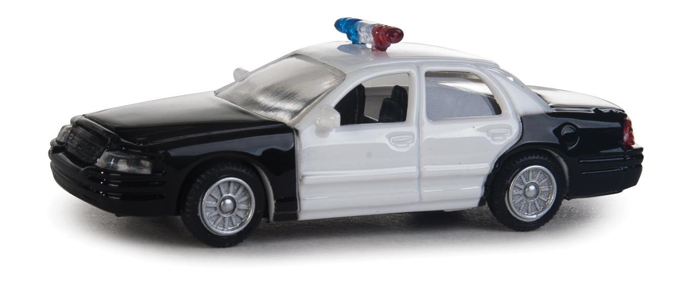 Walthers 949-12021 HO Black Ford Crown Victoria Police Interceptor