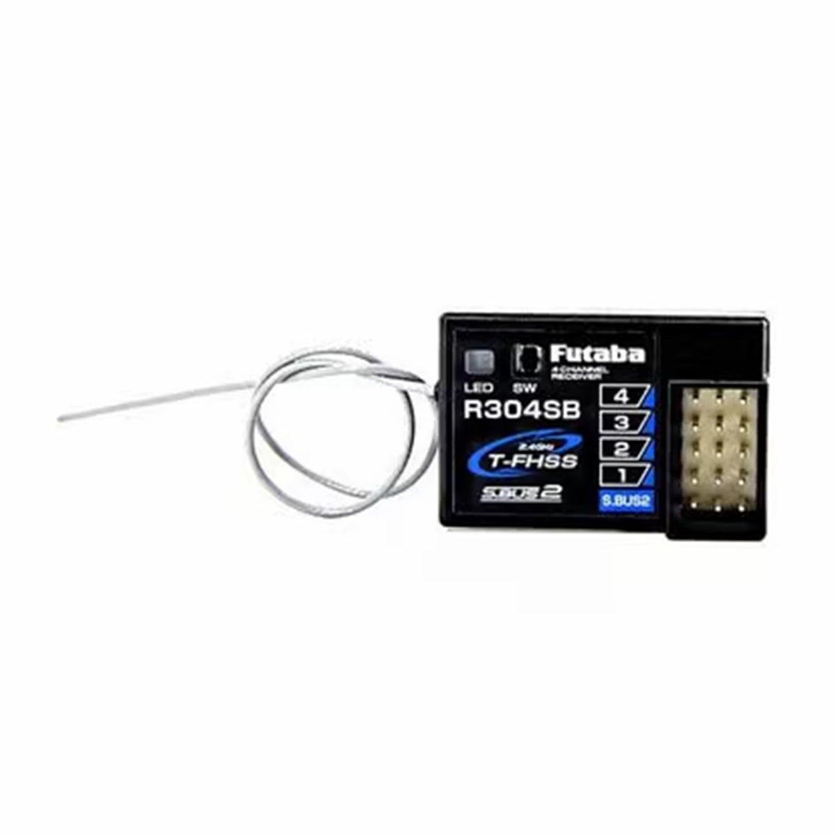 Futaba 01102179-1 R304SB (T-FHSS/S.Bus2) Telemetry System 4-Channel Receiver