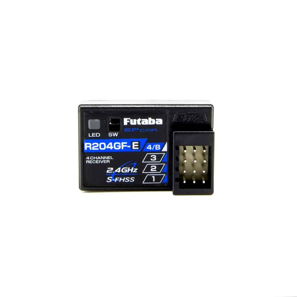 Futaba 01102202-1 R204GF-E S-FHSS 2.4 GHz System 4-Channel Receiver