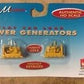 Life Like 1659 HO Scene Master Flat Car Load Power Generators (Set of 2)