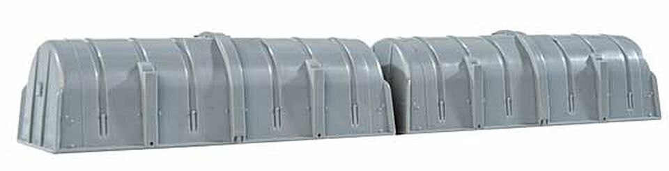 Walthers 949-3195 HO Glass-Fiber Style Cushion Coil Car Hood Kit (Set of 2)