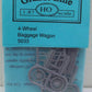 Grandt Line 5033 HO Scale 4 Wheel Baggage Wagon Plastic Kit