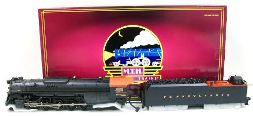 MTH 20-3171-1 O Gauge PRR J1 2-10-4 Steam Locomotive & Tender w/PS2 LN/Box
