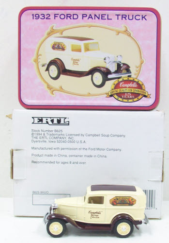 Ertl B625 1:43 Campbell's Soup Truck with Tin