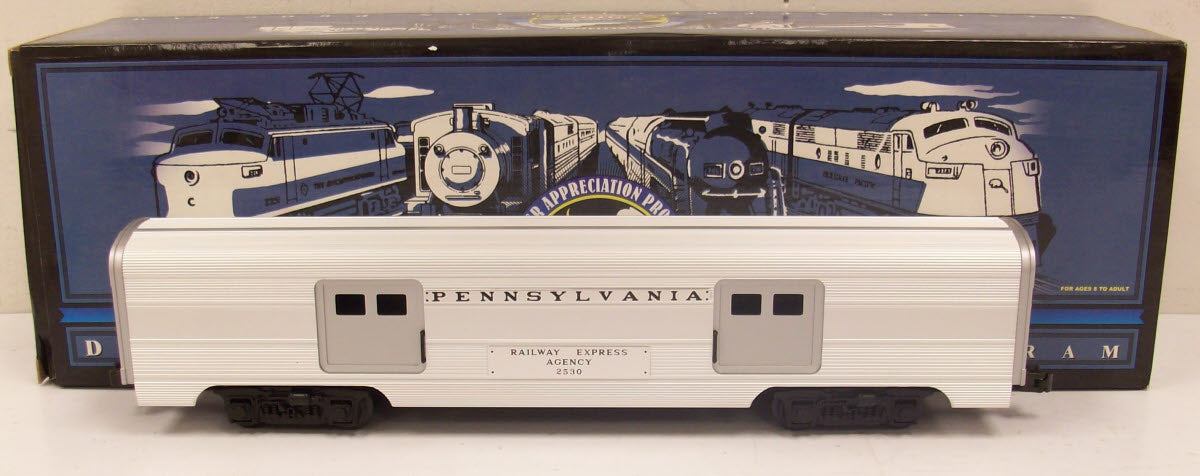 MTH 20-80003D-a O Gauge Pennsylvania Large Door Baggage Car NIB