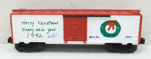 Lionel 6-19916 O Gauge 1992 Employee Christmas Boxcar LN/Box